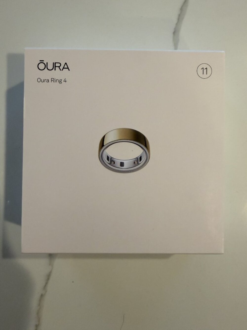 OURA Ring 4 - UNOPENED - Size 11 - Gold